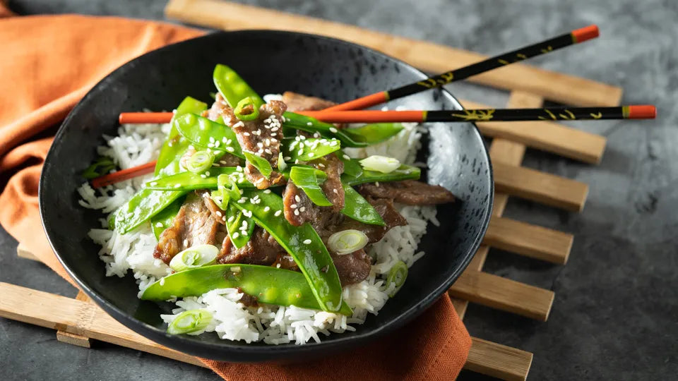 Steak & Snow Pea Stir Fry