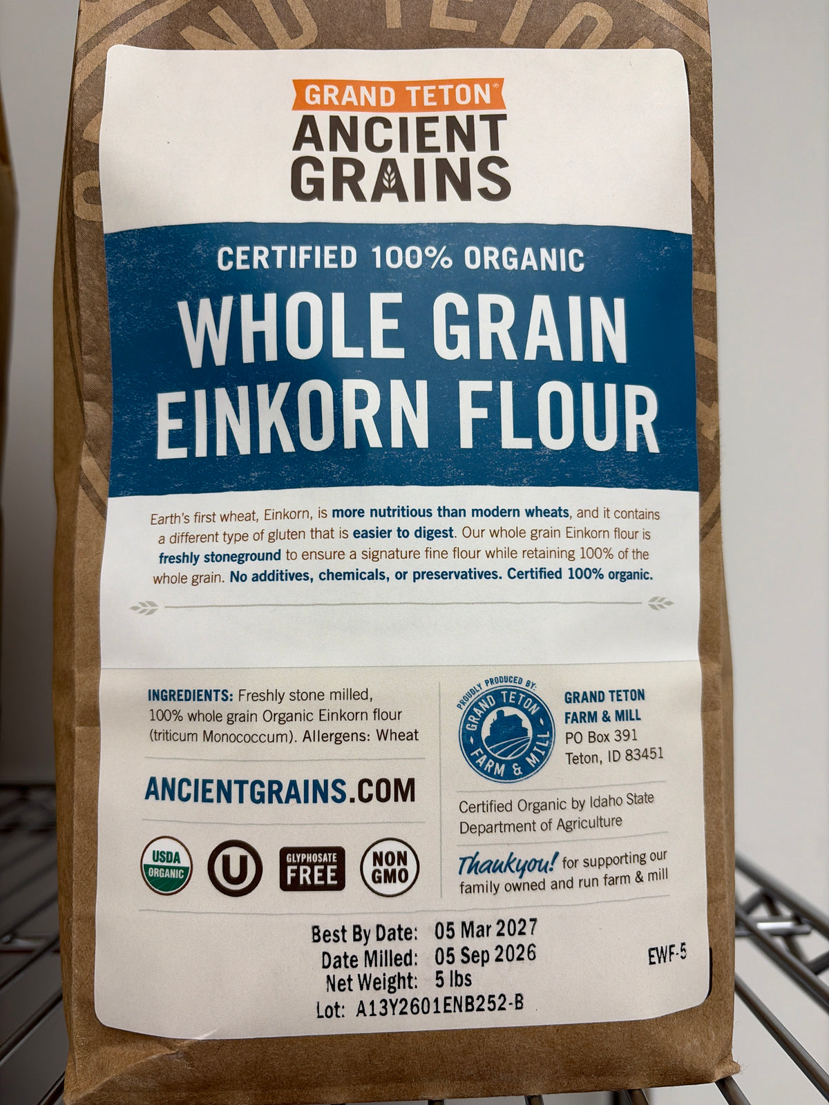 Organic Einkorn Flour