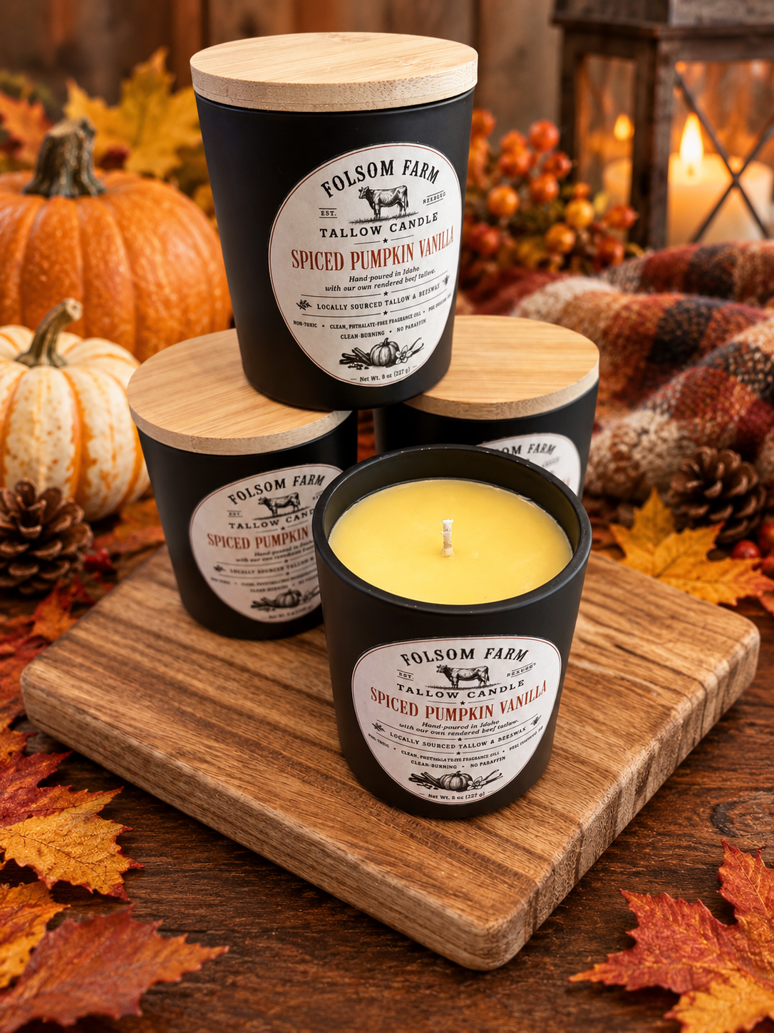 *Non-Tox Farmhouse Fall Candles