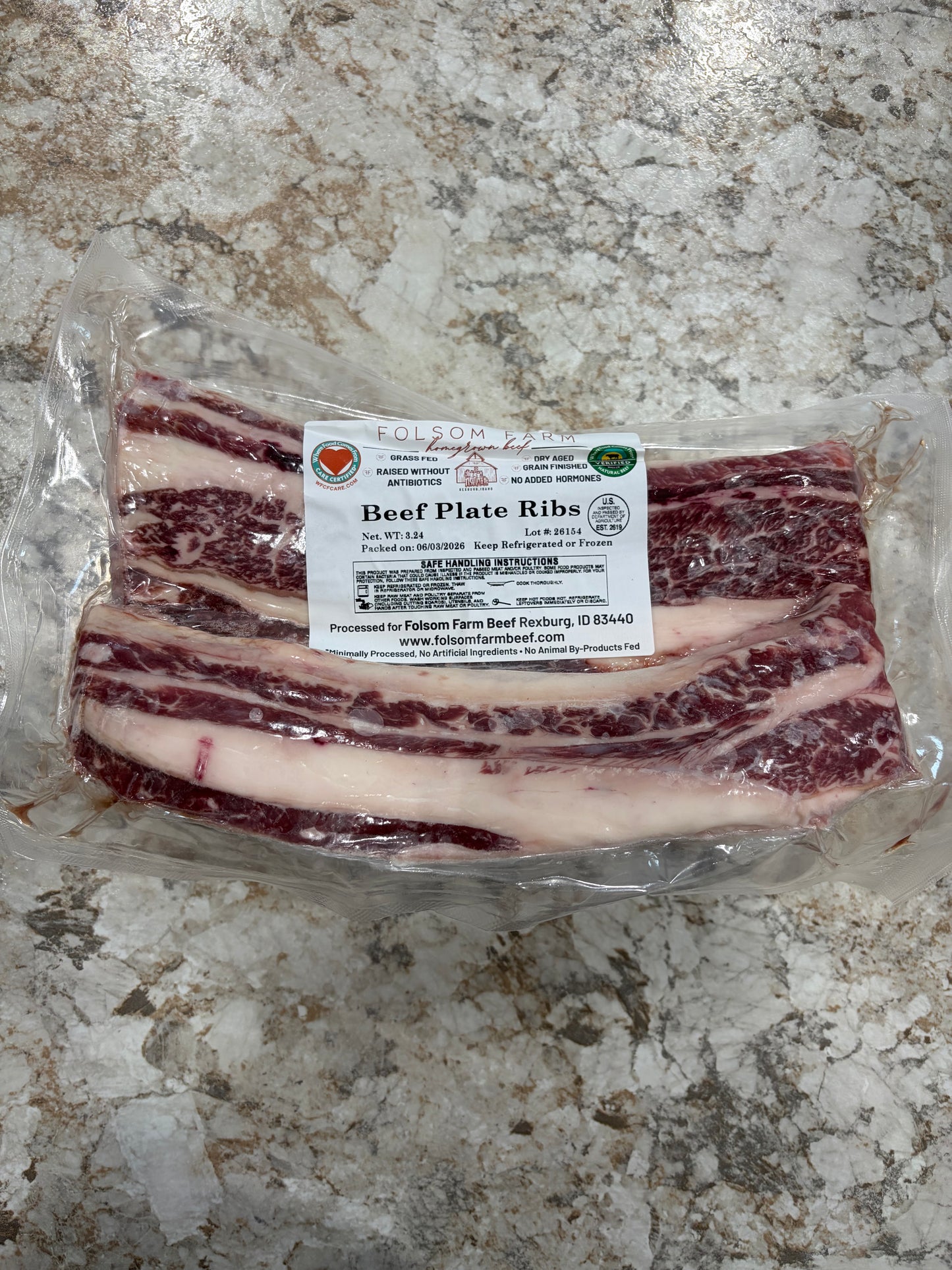 Beef Plate Ribs- Individual Bone-In
