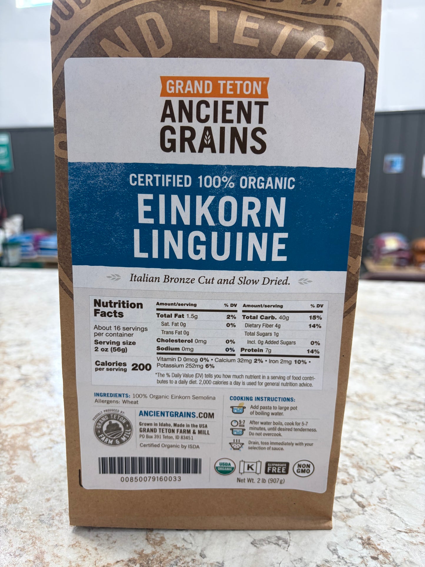 Organic Einkorn Pasta