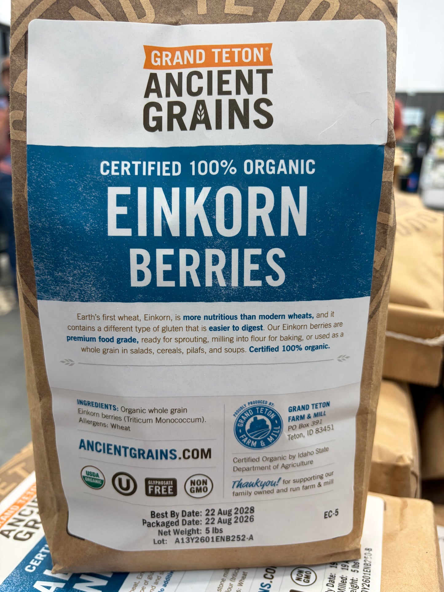 Organic Whole Wheat Berries