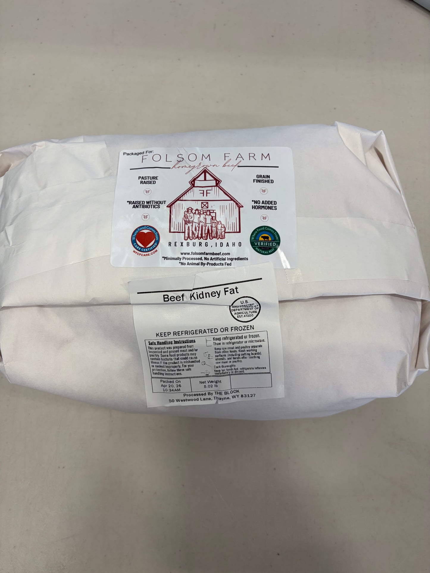 Beef (Kidney) Fat