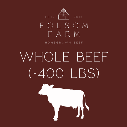 Bulk: Whole Beef | PICK UP ONLY