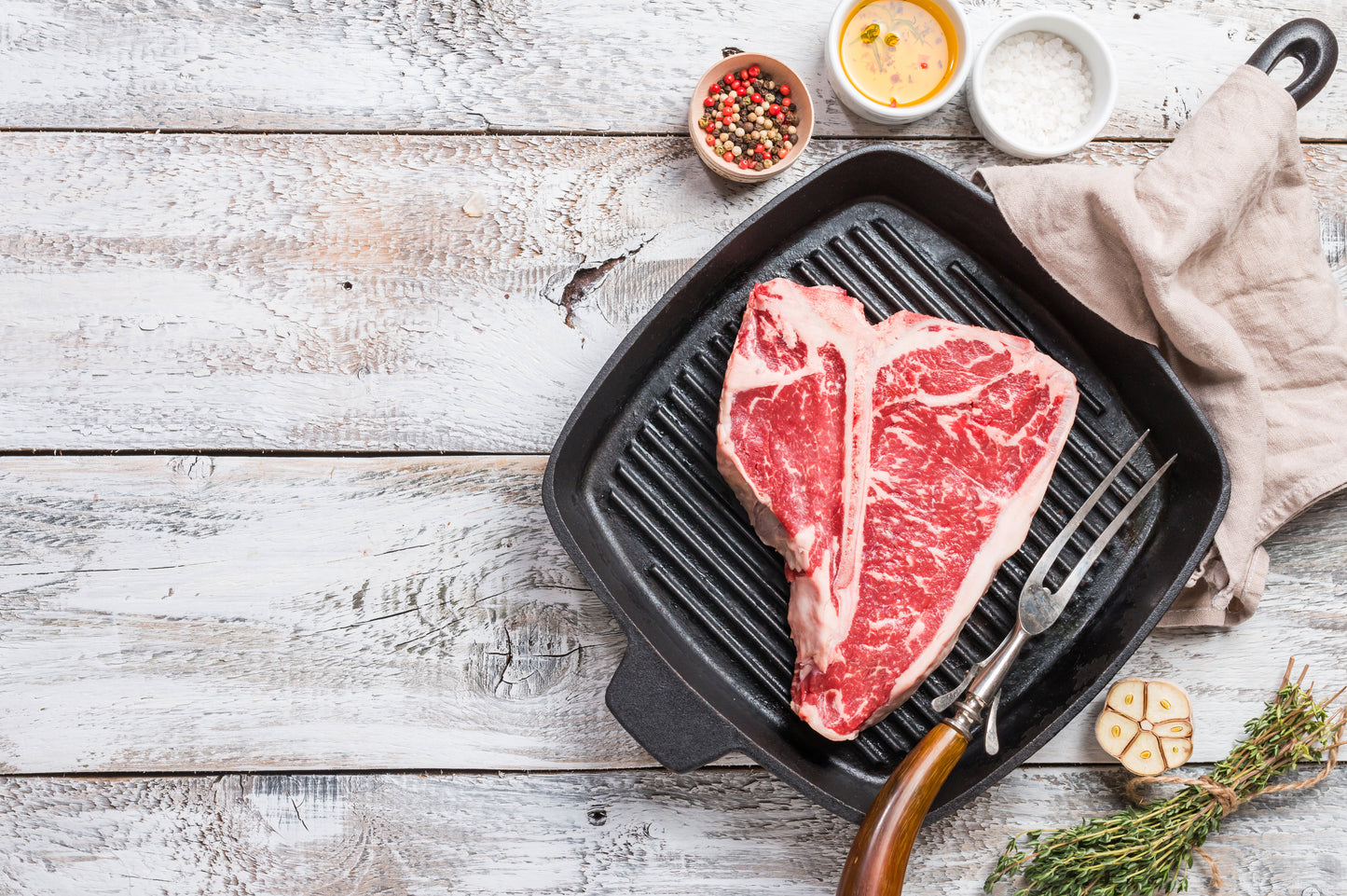 Porterhouse T-Bone Steak (NY+Filet)